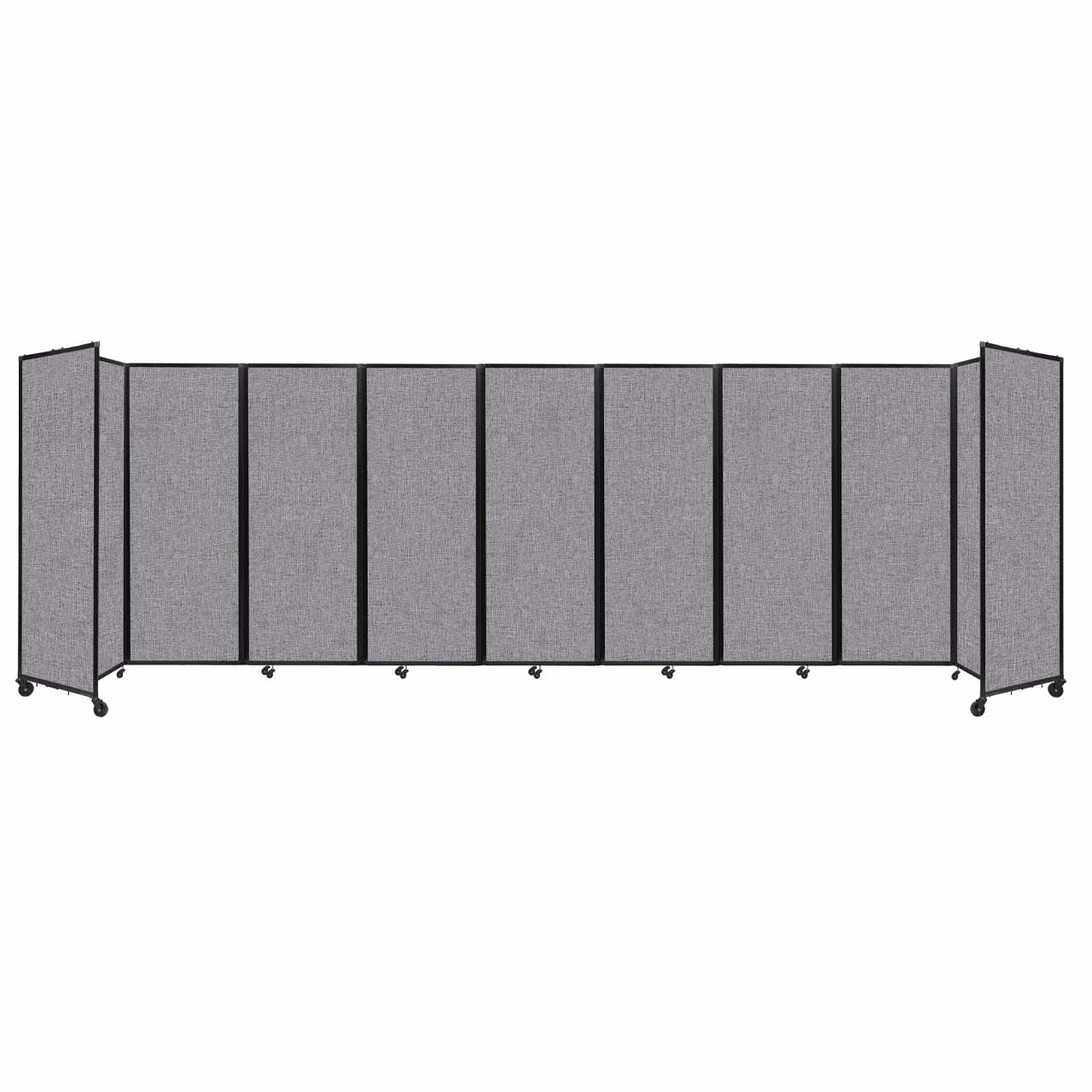 "Versare Room Divider 360 Portable Wall Partition 9 Panels Wide 25