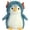 Blue, variant on Tanglewen ® Playful Pompom Penguin™ Dragon Stuffed Animal - Vibrant Companions - Endless Fun - Green 7 Inches