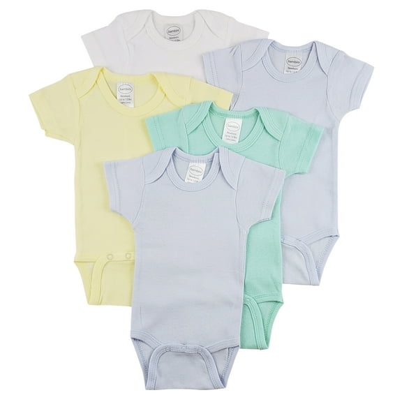Bambini Short Sleeve One Piece 5 Pack