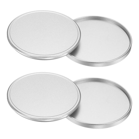 Uxcell 49mm Metal Lens Cap, Universal Lens Filter Stack Cap Aluminum Camera Filter Protective Case Slim Stack 2 Pcs