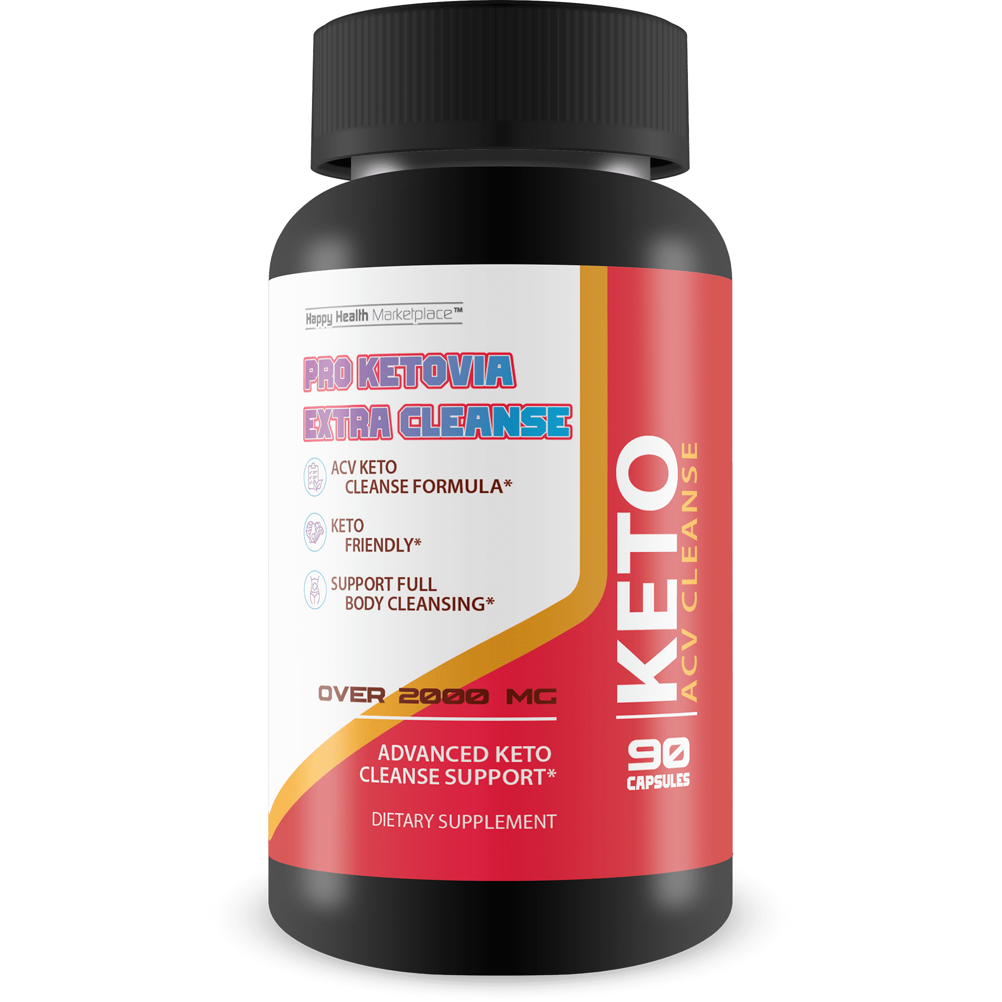 Pro Ketovia Extra Cleanse - Our Best Keto Cleanse Detox - Apple Cider Vinegar Cleanse Pro Ketovia Acv Gummies Capsules - Herbal Cleanse - Colon Cleanse - Gut Cleanse - Kidney Cleanse Detox & Repair
