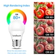 thumbnail image 6 of A15 LED Bulb Dimmable (6 Pack), 60W Equivalent, 120V A15 Fridge Bulbs 6.5W, 5000K Daylight 600 Lumens, E26 Medium Base, Freezer Home Lighting Bulbs - UL Listed, 6 of 8