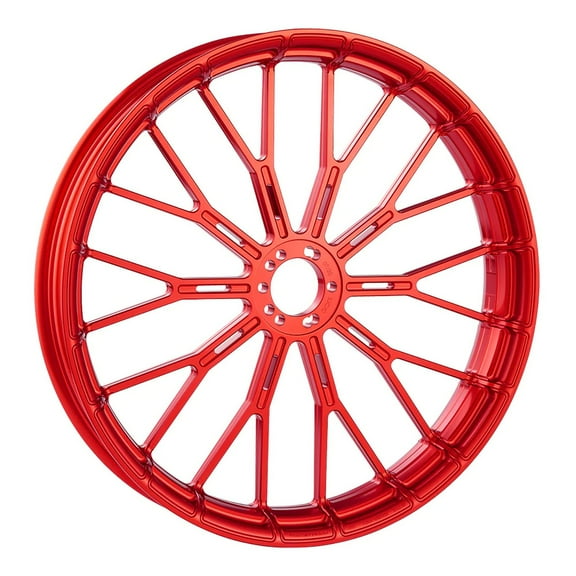 Arlen Ness 19" x 3.25" Y-Spoke Forged Red Front Wheel (71-558)