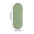 thumbnail image 3 of ChicYu Oval Yoga Mat Diatom Ooze Exercise Mat 50x160cm/19.6x63in Thick Pilates Workout Pad for Home Gym Floor Fitness Esterilla Colchoneta, 1 Pack, 3 of 5