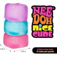 thumbnail image 3 of Nice Cube - Sensory Squeeze Toy with Super Solid Squish - 2.25" Cube (Pink) for NeeDoh, 3 of 3