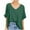 Green-03, variant on Mittory Women's Oversized T Shirts V Neck Short Sleeve Summer Casual Loose Tops Tees