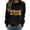 Black, variant on Aayomet Hoodies For Women Hoodies for Women Casual Long Sleeve Solid Pullover Tops Loose Sweatshirt with Pocket,Black S
