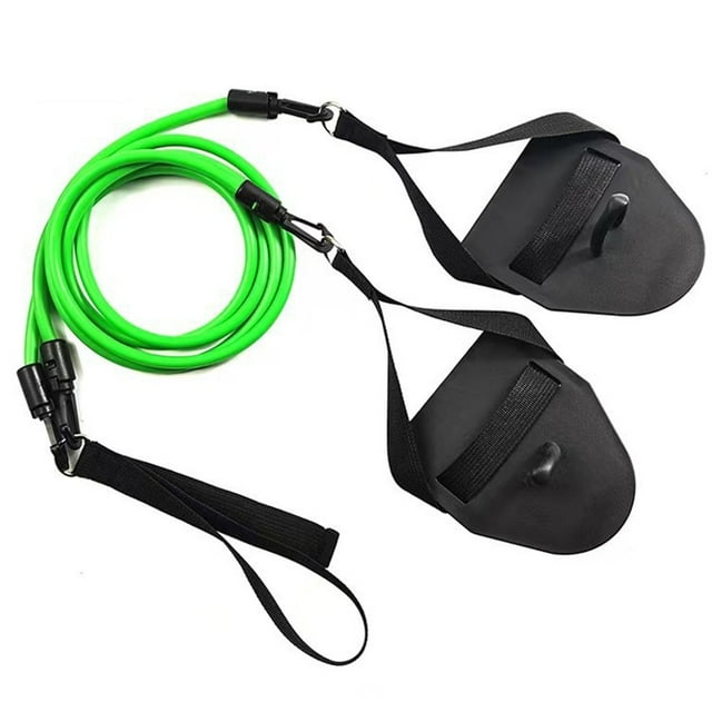New Swimming ArmStrength Trainer Professional Freestyle Swimming Trainer Elastic Band With Paddles Swimming Training Accessories