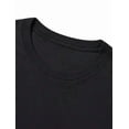 thumbnail image 4 of Women's Oversized Black T-Shirt with Sun Moon and Stars Graphic, Loose Fit Casual Mystical Tee Top, 4 of 8