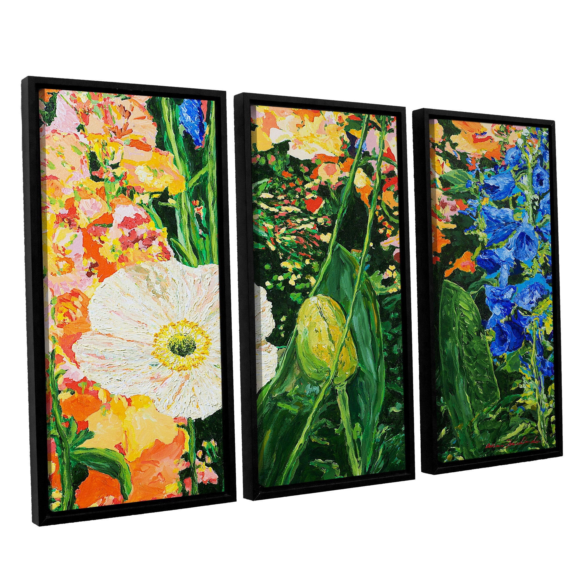 ArtWall Allan Friedlander "Only Pick The Best" 3-Piece Floater-framed Canvas Set