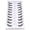 Y1032, variant on Half-eye false eyelashes, 10 pairs, clear band, extra dense at outer corner, natural & lively, thick & crisscross