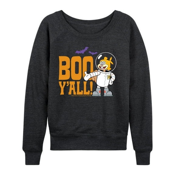 SpongeBob SquarePants - Sandy Boo Y'all - Women's Lightweight French Terry Long Sleeve Shirt