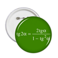 thumbnail image 1 of Formule Mathématique Expression Équations Compensées Badge Bouton Emblème Accessoire Décoration 5 Pcs, 1 of 2