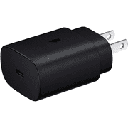 Adaptive Fast Charger 25W USB-C Super Fast Charging Wall Charger for Samsung Galaxy A8 Star (A9 Star) (USB-C Cable is NOT included) - Black (US Version With Warranty)