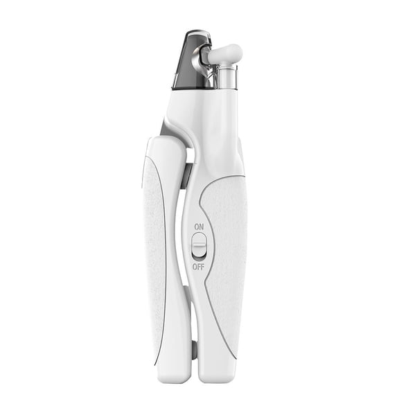 Pet Nail Clippers for Small to Large Dogs & Cats - USB Rechargeable LED Light for Precision Trimming - Professional Stainless Steel Blade with Safety Guard - Grooming Tool for Home Use