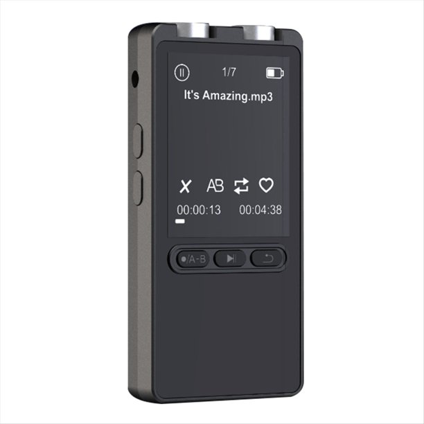 Mini Grabadora Digital de Sonido Profesional con Dictáfono Activado por Voz, 64 GB, PCM, Micrófono con Reducción de Ruido y Reproductor MP3.