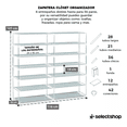 thumbnail image 4 of Zapatera Organizador Mueble Rack Closet Armable Repisas Azul marino, 4 of 4