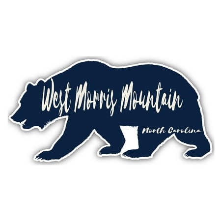 

West Morris Mountain North Carolina Souvenir 3x1.5-Inch Fridge Magnet Bear Design