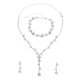 thumbnail image 5 of BESTYASH 1 De Joyería Para Con Collar Y Aretes De Imitación Para Mujer, 5 of 5