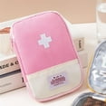 thumbnail image 4 of Yucurem First Aid Bag Empty Medical Bag for Car Home Travel Camping Outdoor (Pink S) Outdoor Camping Tools, 4 of 7