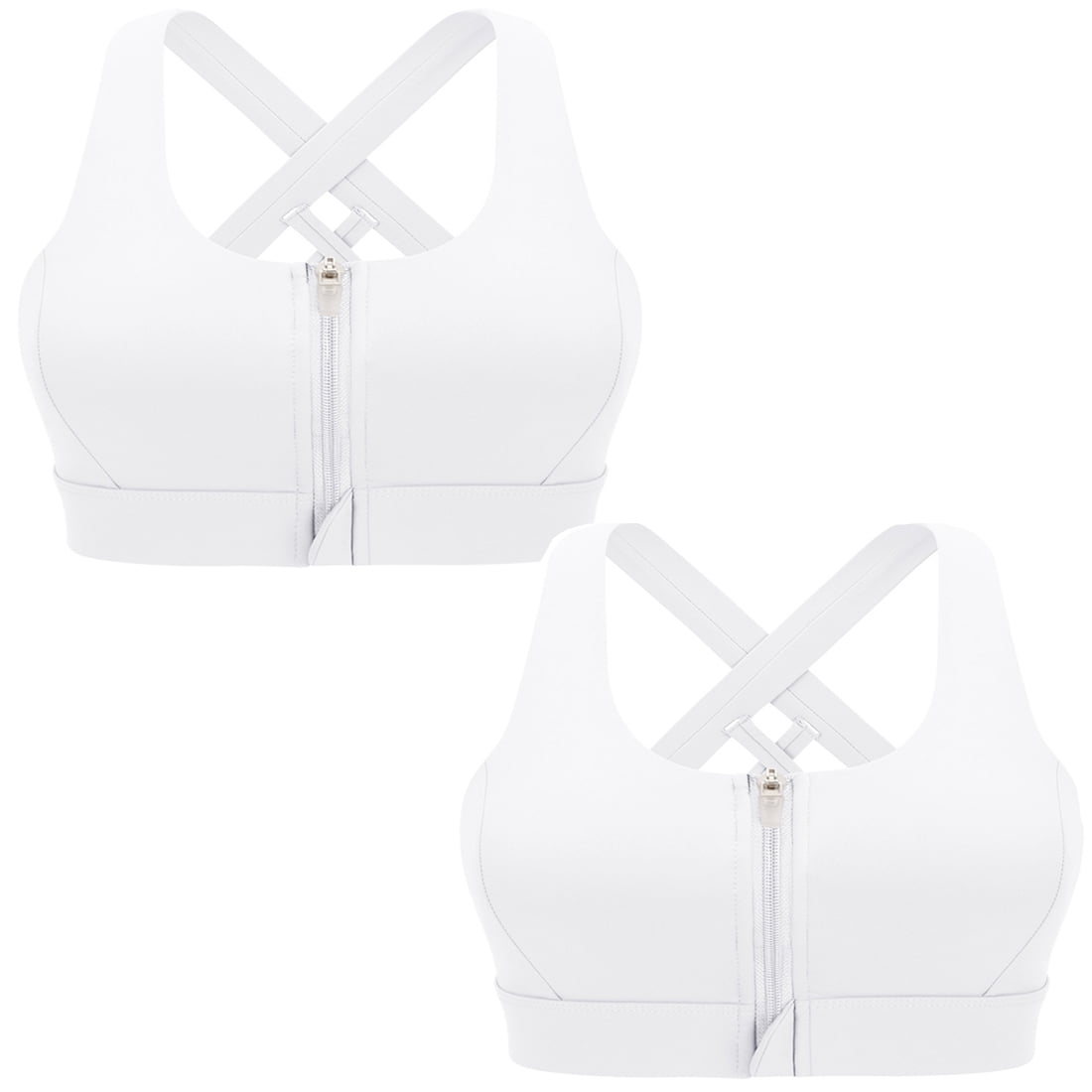 Xmarks Front Closure Bras for Women Wirefree - Ultra-Soft and Breathable  Smoothing Push up Soft Tank Top Bra