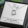 thumbnail image 3 of À Ma Femme de Cœur à Cœur de Mari pour Toujours Collier w Message Card, 3 of 8