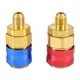 thumbnail image 5 of Conector de acoplador rápido para automóvil r134a adaptadores de latón colector de ca de lado bajo y alto acopladores rápidos de refrigerante adaptadores de conversión de, 5 of 7