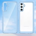 thumbnail image 4 of Feishell Clear Case for Samsung Galaxy A14 5G 6.6 inch,Shockproof Hybrid Soft TPU Bumper Anti-Scratch Hard Acrylic Back Transparent Slim Phone Case Cover,Blue, 4 of 8