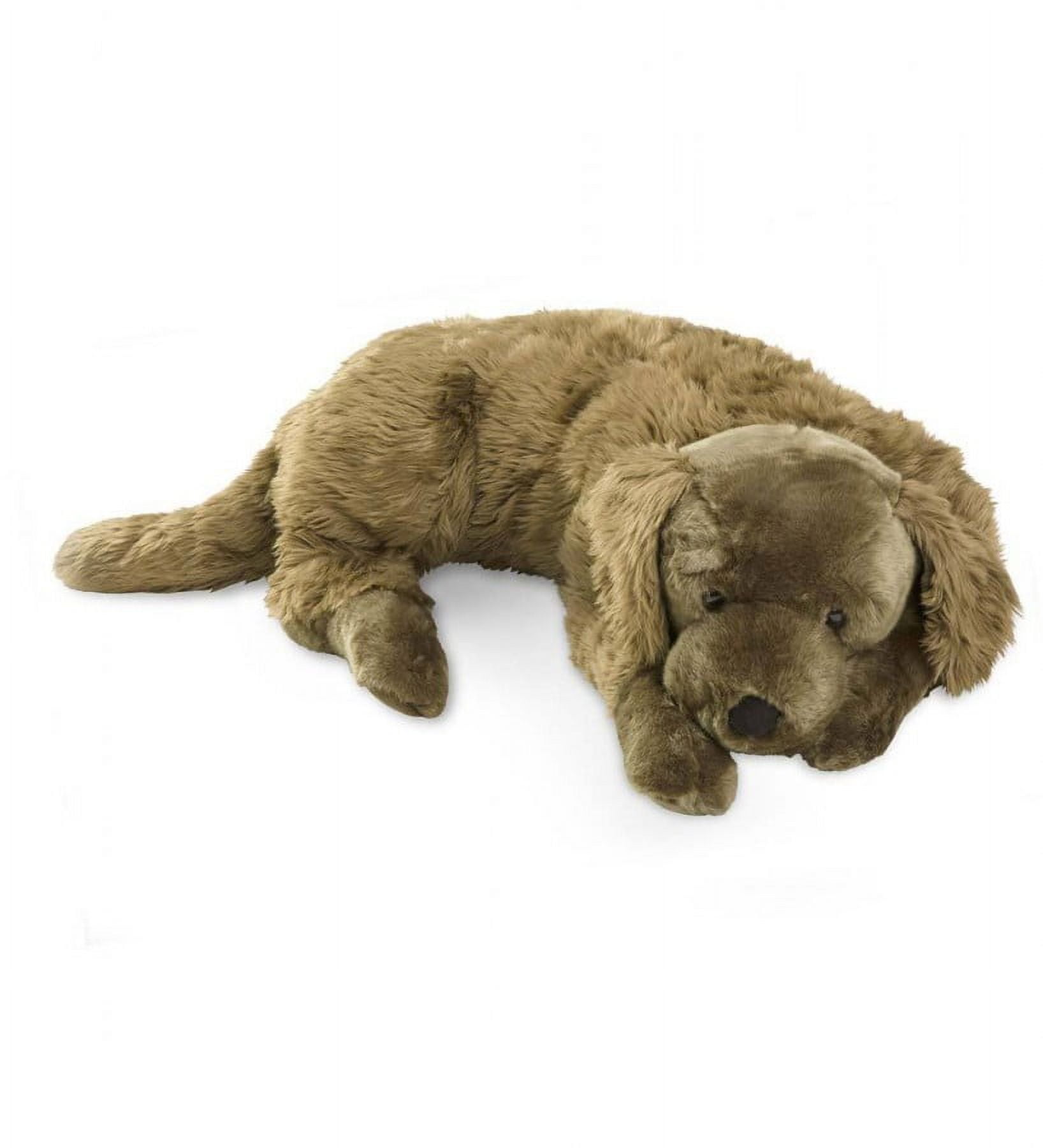 Plow Hearth Labrador Retriever Body Pillow Chocolate Lab