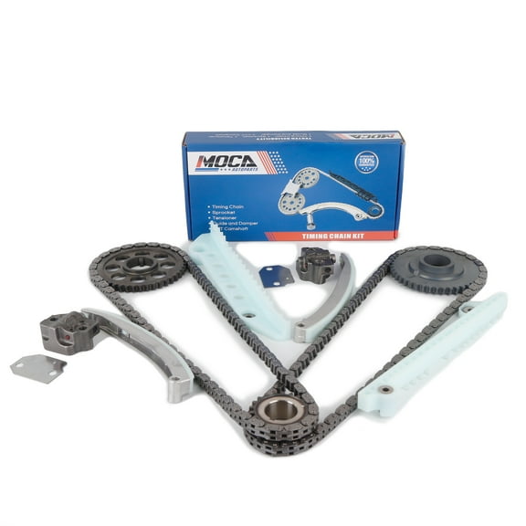 MOCA AUTOPARTS Timing Chain Kit 9-0387SAX Fit for 1997-1999 Ford E-150 Econoline F-150 F-250 4.6L V8 SOHC - Windsor