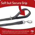 thumbnail image 4 of Dutchy Brand Ultra Strong Heavy Duty Reflective Training Dog Leash for Big, Medium, Small Dogs, Padded Handle for Strong Dogs 6 ft, Black, 4 of 11