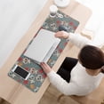thumbnail image 3 of Long Mouse Pads for Desk,Gray Flower Skull Pattern Desk Mats on Top Of Desks, Desk Mouse Pad Extra Large with 3mm Non-Slip Base and Stitched Edge for Gaming,Office,Work,Home 31.5"x11.8", 3 of 6