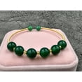 thumbnail image 3 of kiki home Genuine Natural Jade Gemstone Jewelry Green agate string, 3 of 7