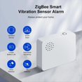thumbnail image 3 of Tuya ZigBee Smart Vibration Sensor Wireless Glass Break/Drop/Tilt Detector Built-in Smart Siren Alarm for Home Security, 3 of 8