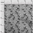 thumbnail image 2 of oneOone Georgette Viscose Gray Fabric Floral Retro Sewing Craft Projects Fabric Prints By Yard 42 Inch Wide, 2 of 5