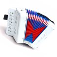thumbnail image 3 of Children Accordion Toy Musical Instrument 2 Bass 7 Keys Kids Infant Education Play Plastic Bright Color, 3 of 8