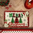 thumbnail image 4 of LmnLft Christmas Tree Pattern Entrance Door Mat, Soft Non-Slip Indoor Floor Rug for Home, Hallway, Bedroom, Living Room, Indoor Holiday Decoration, Cozy Seasonal Carpet, 4 of 6