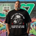 thumbnail image 2 of Big and Tall T Shirts Men Graphic Tee Shirt Short Sleeve Plus Size 5XL T0 5KPJ G17, 2 of 8