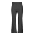 thumbnail image 6 of Rvwovn Men's Flare Dress Pants Slim Fit High Waist Bell Bottom Pants for Party Vintage Casual Wear, 6 of 7