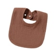 thumbnail image 1 of Baberos de muselina para bebé Baberos para baba de bebé Delantal para comer y beber Baberos Lavable a máquina Suave para bebés Recién nacidos de 0 a 4 Bermellón Baoblaze delantal babero, 1 of 8