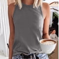 thumbnail image 2 of Sngxgn Women's Cotton Short Sleeve Crop Top – Cropped Casual Crew Neck T-Shirts(Grey,XXL), 2 of 6