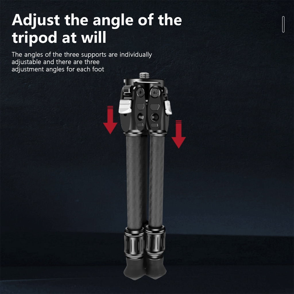 Small Tripod for Travel and Indoor Photography with Aluminum Construction and 1/4 Screw Compatibility