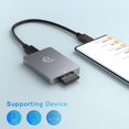 thumbnail image 3 of Lector de tarjetas CFexpress Tipo A Yuxing Adaptador USB3.1 Gen2 10 Gbps Gris oscuro, 3 of 5