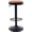 Pu Brown, variant on Swivel Round Bar Stools Set of 1 Backless Adjustable Counter Height Barstools Modern Industrial PU Leather Bar Stool Chair for Kitchen/Home Bar/Pub/Bistro/Office, Retro Brown