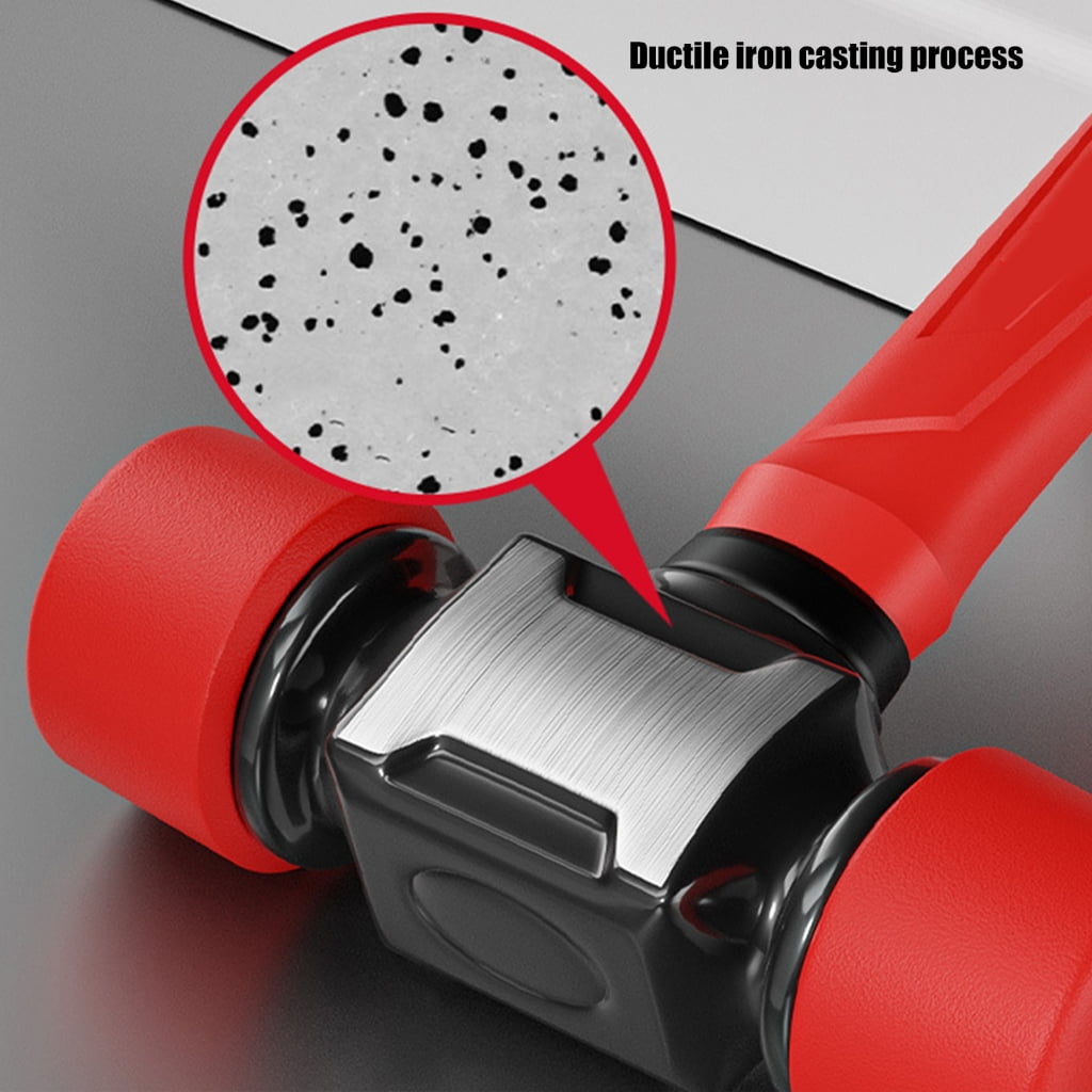 YIGSECU Rubber Mallets Hammer Shock Absorbing Fibre Handle Floor Installation Tool For Camping Tent Stakes And Woodworking