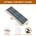 thumbnail image 5 of Bear Moose Stair Treads Non Slip for Steps Country Vintage Navy Blue Forest Pine Tree Abstract Stripe Plaid 4 Pcs Reusable Adhesive Stair Runner Mats for Dogs Elders Treads Rugs for Staircase 8x30 In, 5 of 9