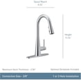 thumbnail image 3 of Moen Spot Resist Stainless One-Handle Pulldown Kitchen Faucet, 3 of 6
