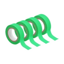 Uxcell 4Rolls 0.6inch x 16.5feet Neon Gaffers Cloth Tape Glow in the Dark Tape, Green