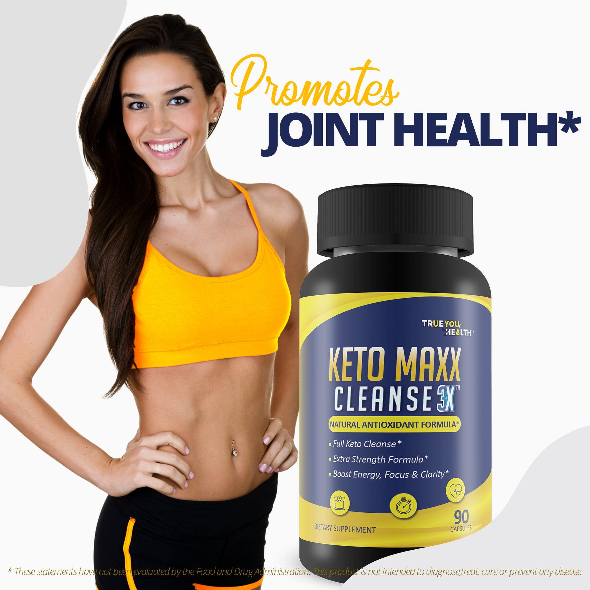 Keto Maxx Cleanse 3X - Keto Friendly Cleanser - 90 Day Supply - Cleanse & Detox Support - Help Flush Waste, Toxins, & Impurities - Aid Digestion & Gut Health - Antioxidant Support - Boost Energy