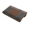 thumbnail image 1 of Portátil Lap Desk-soporte para portátil con soporte para teléfono, soporte para tableta, escritorio portátil incorporado en cojín de espuma suave, - Marrón Sunnimix Escritorio para computadora portátil, 1 of 8